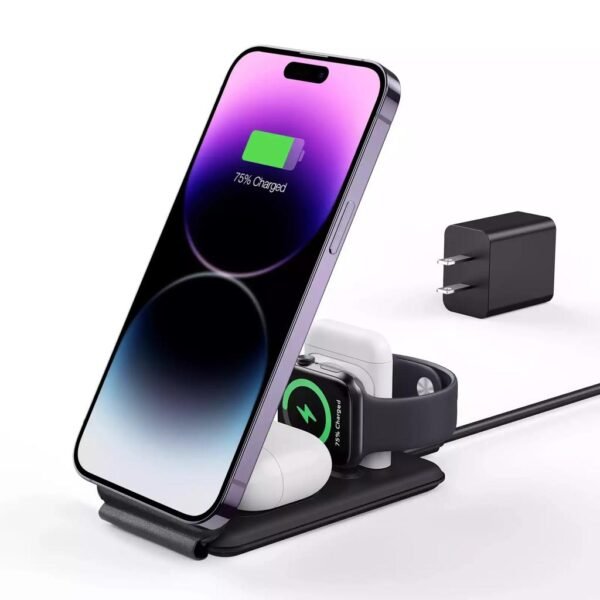 ESR HaloLock 3-in-1 Wireless Charging Set